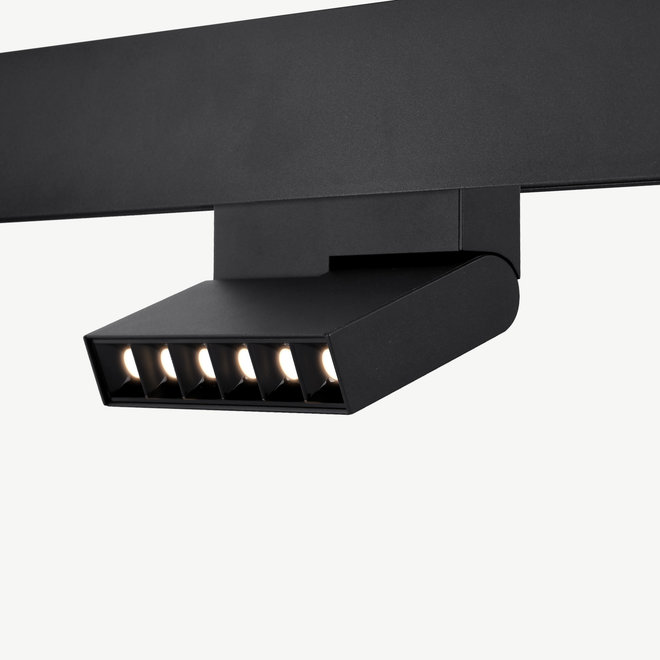 CLIXX magnetisch rail verlichtingssysteem - FOLD06 DOTS LED module - zwart