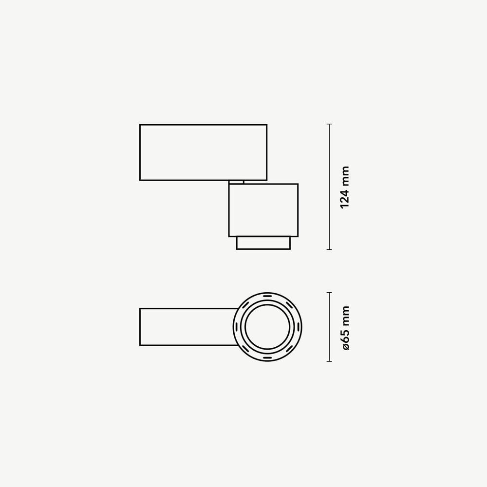 CLIXX magnetisch rail verlichtingssysteem - SPOT65 LED module - Wit