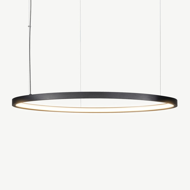 LED ring pendant lamp HALO ∅1200 mm - Black