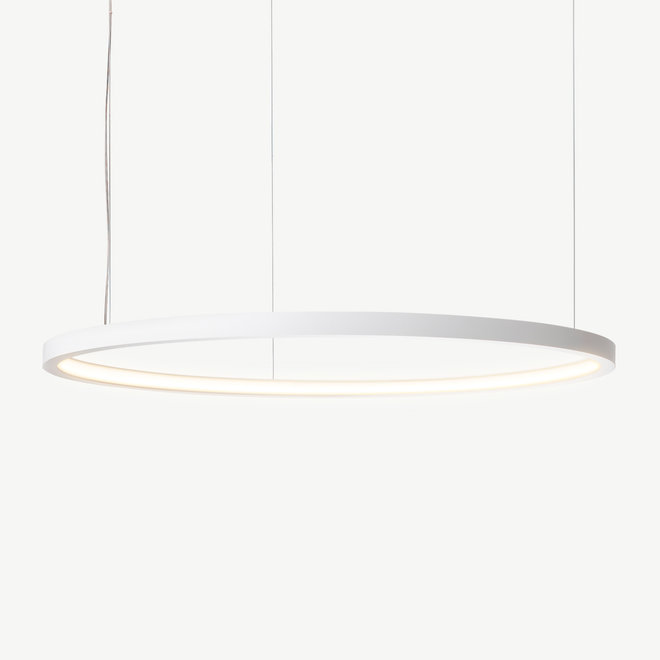 LED ring pendant lamp HALO ∅1200 mm - white