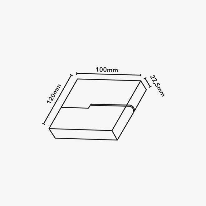 CLIXX SLIM magnetisch rail verlichtingssysteem - FOLD10 LINE LED module  - zwart