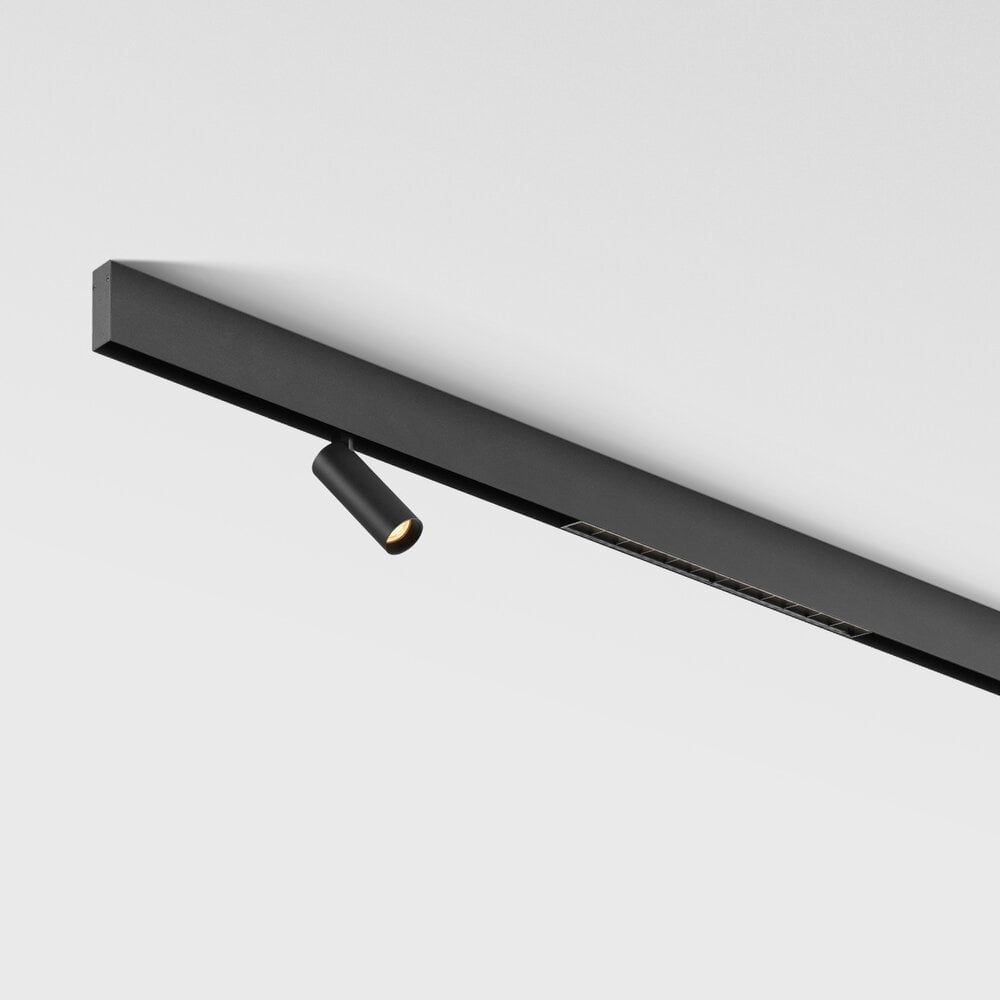 CLIXX magnetisch rail verlichtingssysteem - opbouw profiel - Zwart