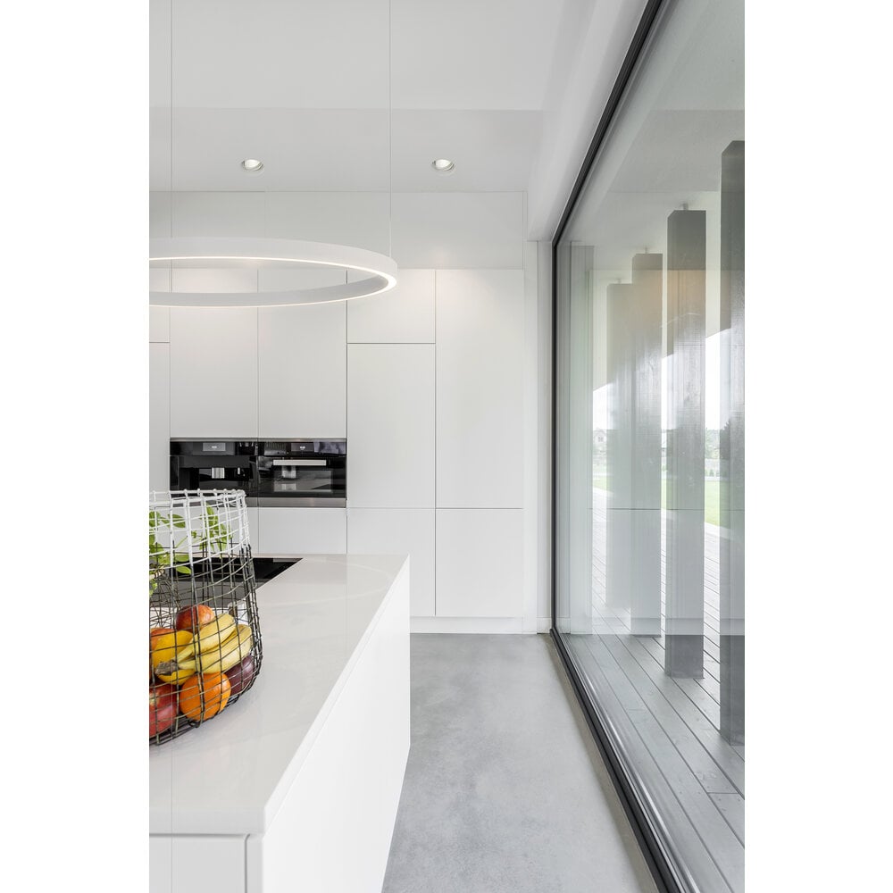 LED ring pendant lamp HALO Up-Down ∅900 mm - White