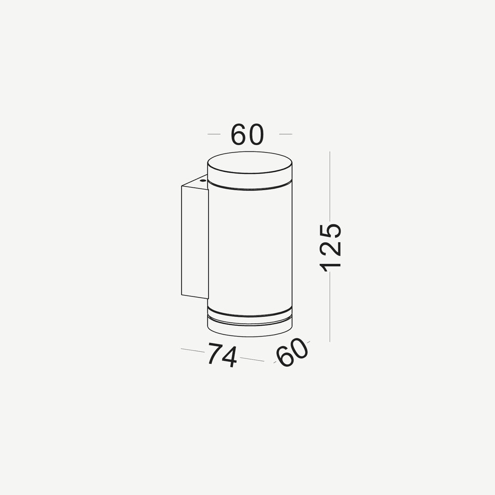 TUUB wall lamp LED - Black