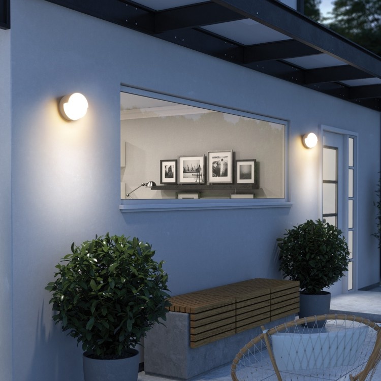 Indoor/outdoor wall lamp - white - Lightinova lighting