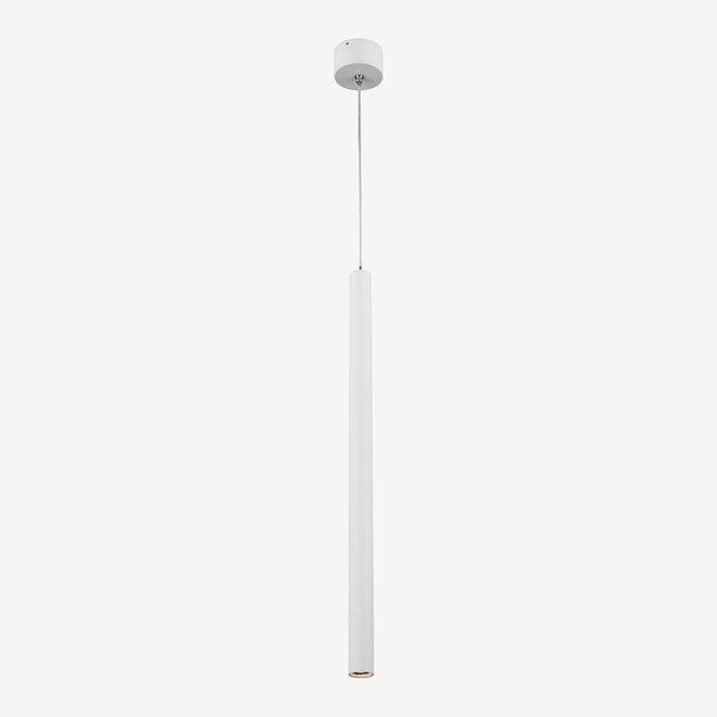 STIXX SLIM modern LED pendant lamp round 500 mm - white