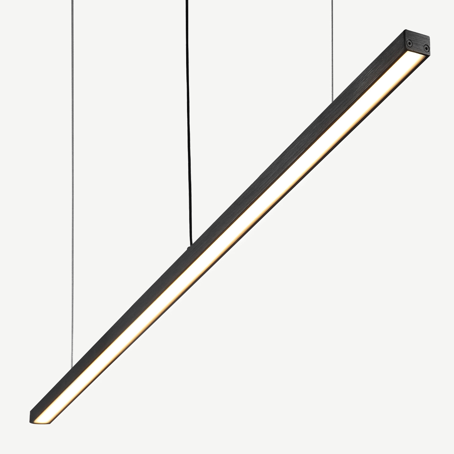 Modern LED pendant LINE Slim 1170 mm - black - Lightinova ...