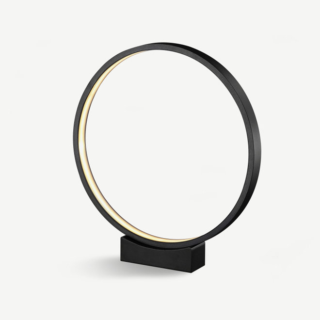 LED table / floorlamp HALO single ring ø400 mm - black