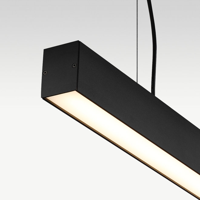 Linear LED pendant lamp LINE 1200 mm black Lightinova
