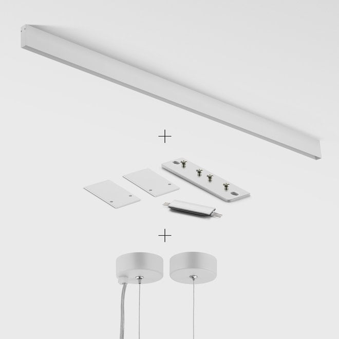 CLIXX magnetic track light system - pendant profile - white