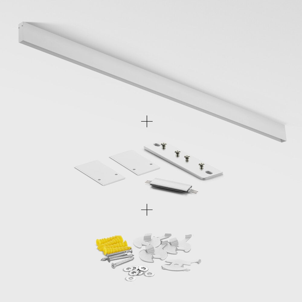 CLIXX magnetic track light system - surface profile - White