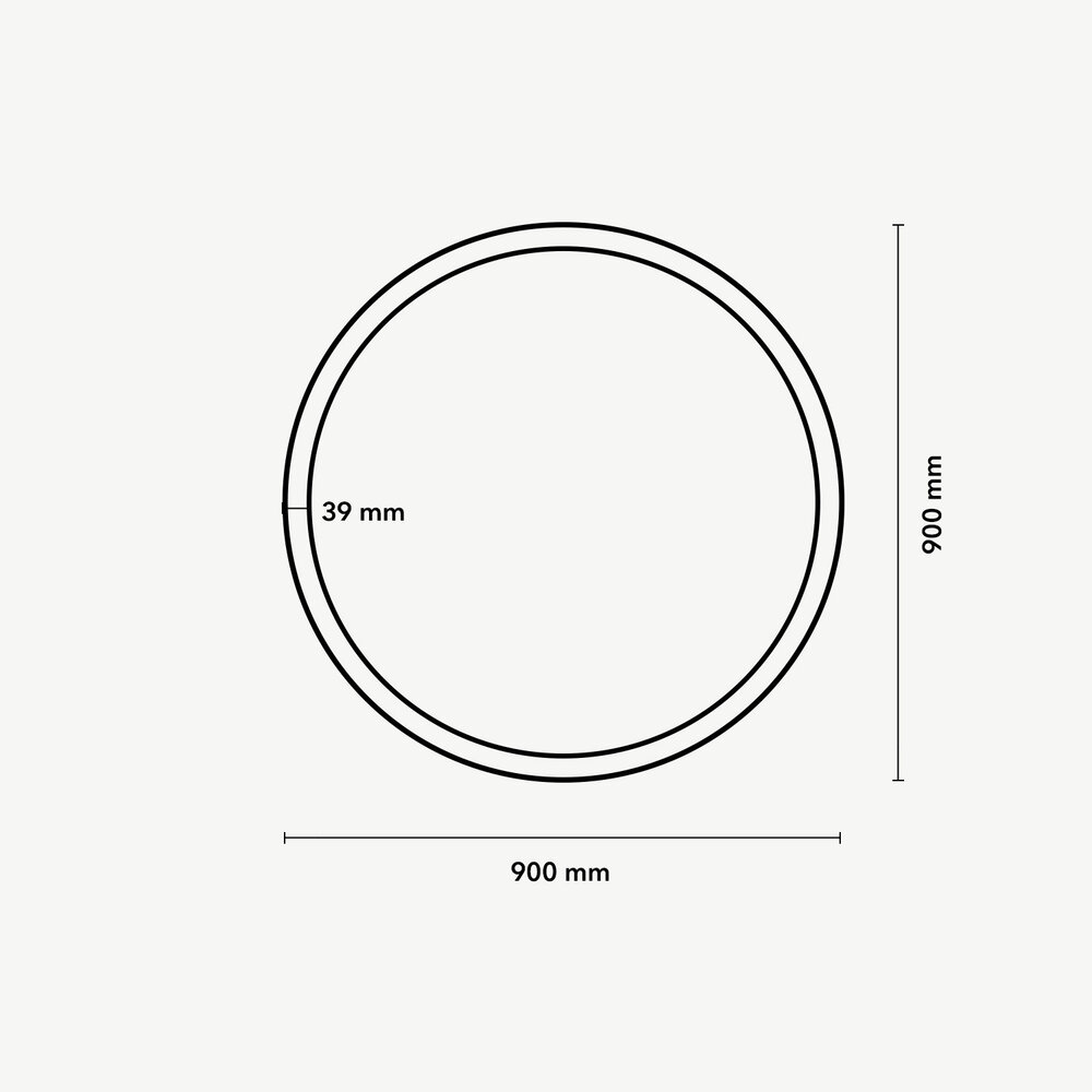 CLIXX CURVE magnetisch rail verlichtingssysteem - CIRCLE pendel profiel - Zwart
