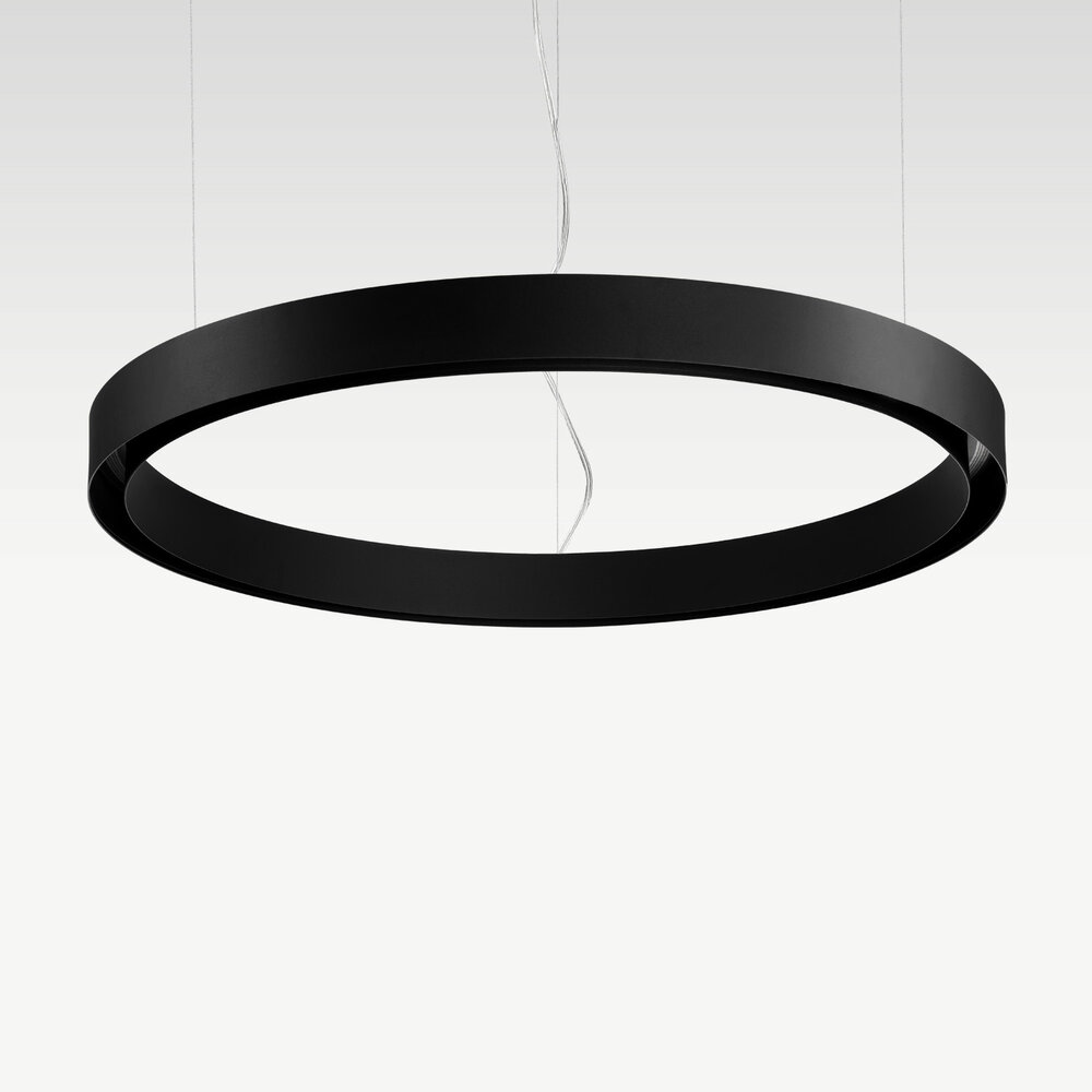CLIXX CURVE magnetisch rail verlichtingssysteem - CIRCLE pendel profiel - Zwart