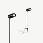 Ronde LED prikspot SPIKE medium Zwart