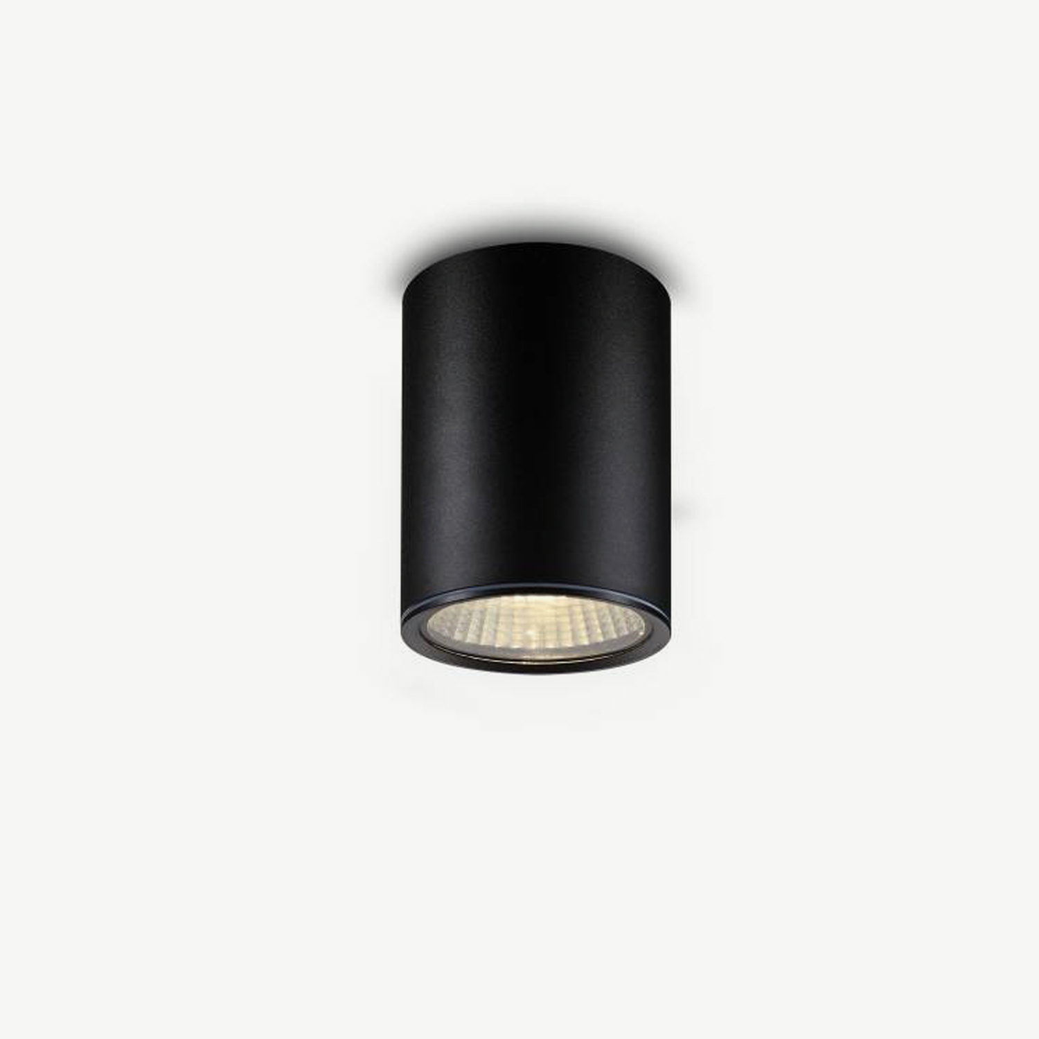 chauffør spion skrivning Round LED outdoor ceiling lamp RONDO medium black - Lightinova -  Professional lighting