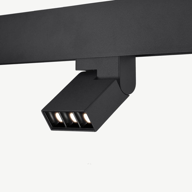 CLIXX magnetisch rail verlichtingssysteem - FOLD03 DOTS LED module - zwart