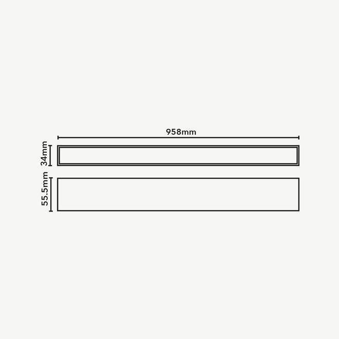 CLIXX magnetic track light system - LINE96 LED module - white