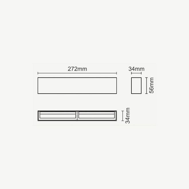 CLIXX magnetic track light system - WASH27 LED module - white