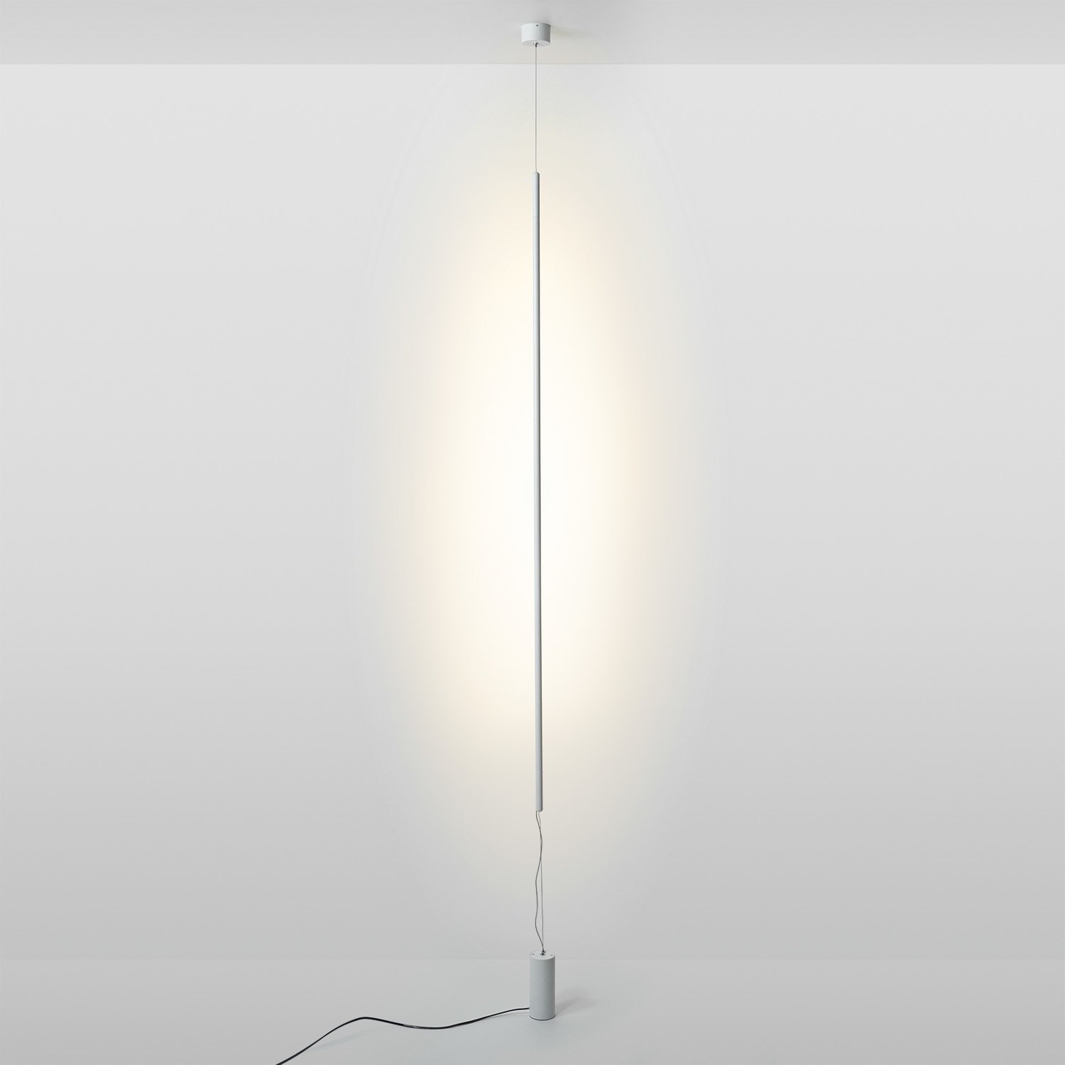 een vergoeding Wortel Reclame LED vloer-plafond lamp TUBE SLIM - Wit - Lightinova - Professionele  verlichting