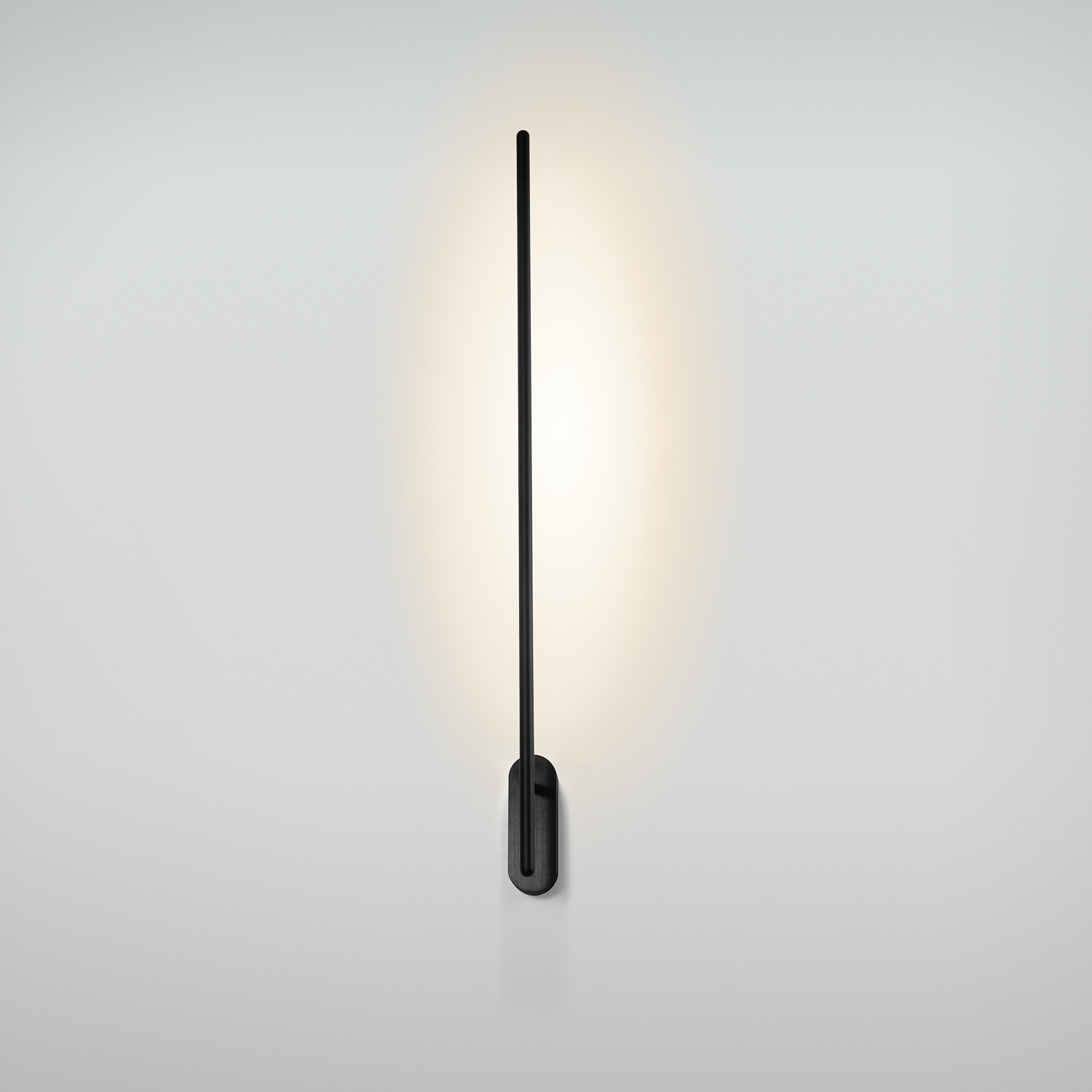 LED wall lamp TUBE Slim - Black - Lightinova - Professional lighting