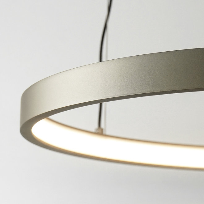 LED ring pendant lamp HALO ∅1200 mm - champagne