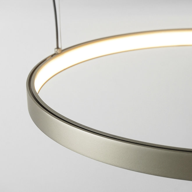 LED ring pendant lamp HALO ∅1200 mm - champagne