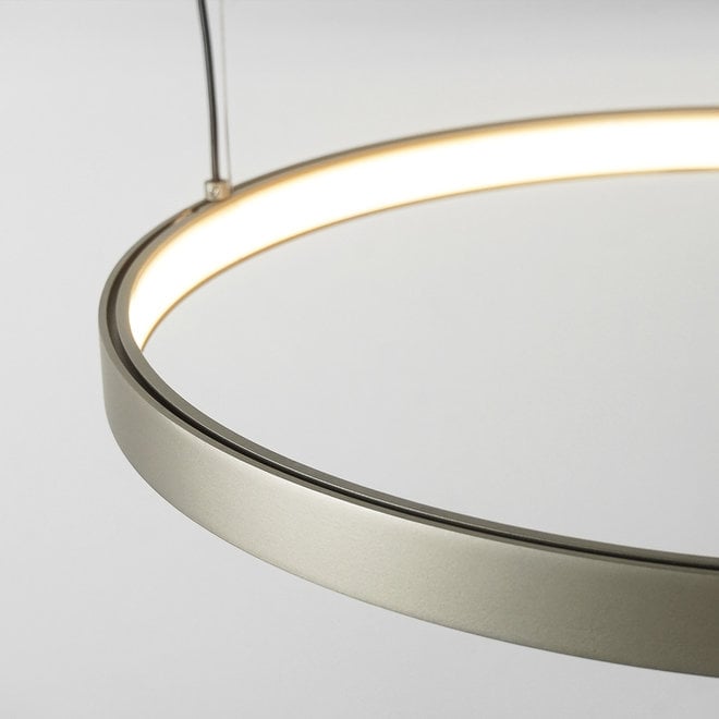 LED ring pendant lamp HALO ∅920 mm - champagne