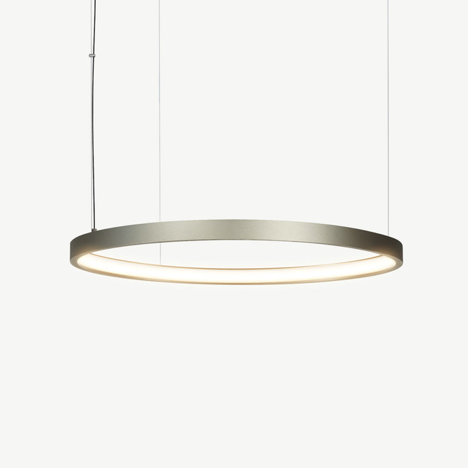 LED ring pendant lamp HALO ∅660 mm - champagne