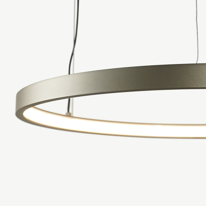 LED 3-ring hanglamp HALO ∅920 mm - champagne