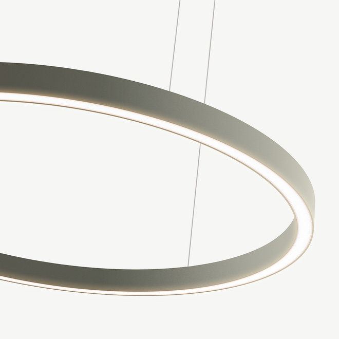 LED ring pendant lamp HALO Up-Down ∅900 mm - champagne