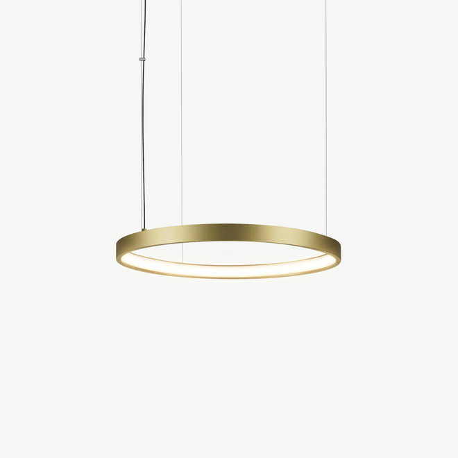 LED ring pendant lamp HALO ∅520 mm - gold