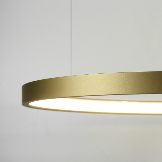 LED ring hanglamp HALO ∅660 mm - goud