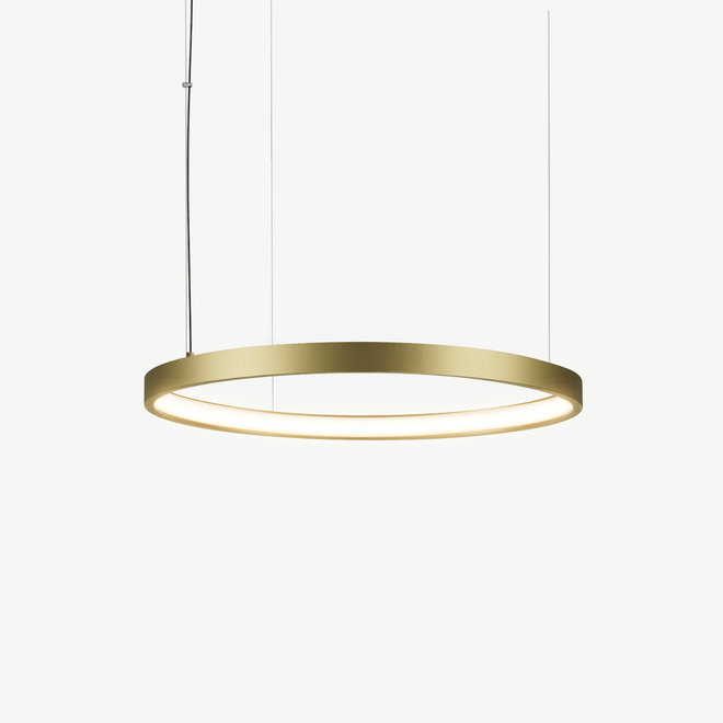 LED ring pendant lamp HALO ∅660 mm - gold