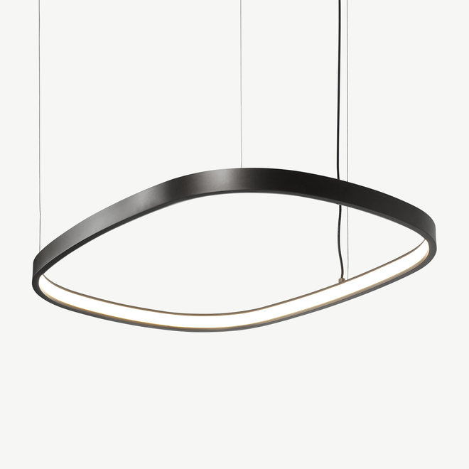 LED ring hanglamp HALO SQUARE 610 mm - zwart