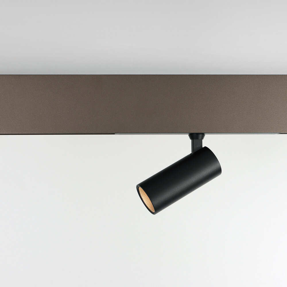 CLIXX SLIM magnetisch rail verlichtingssysteem - opbouw profiel - Geborsteld Brons