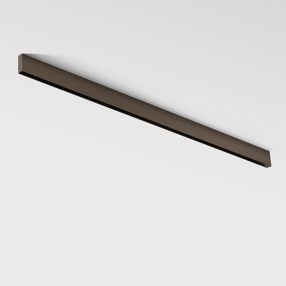CLIXX SLIM magnetisch rail verlichtingssysteem - opbouw profiel - Geborsteld Brons