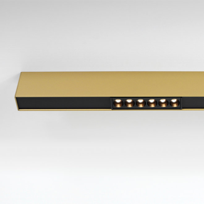 CLIXX SLIM magnetic track light system - surface profile - gold