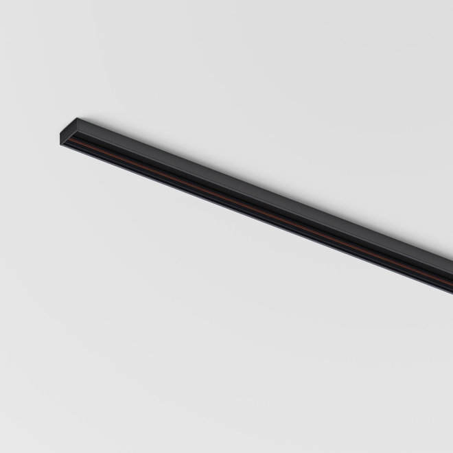 CLIXX MICRO magnetisch rail verlichtingssysteem - 2 meter opbouw profiel - zwart