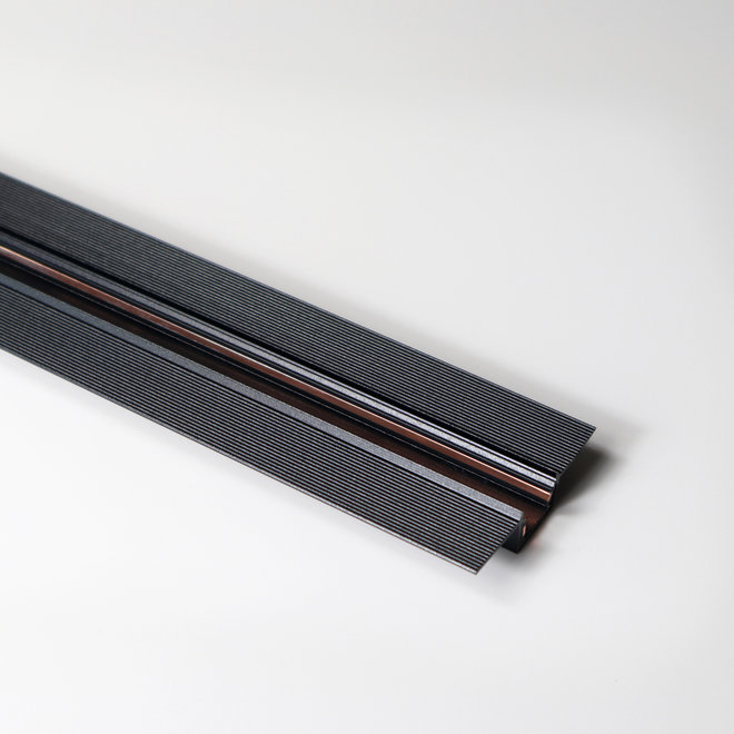 CLIXX MICRO magnetisch rail verlichtingssysteem - 1 meter inbouw (trimless) profiel - zwart