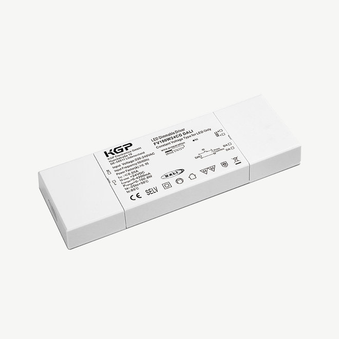 100W extern dali dimbare LED driver (constant voltage, 24V)