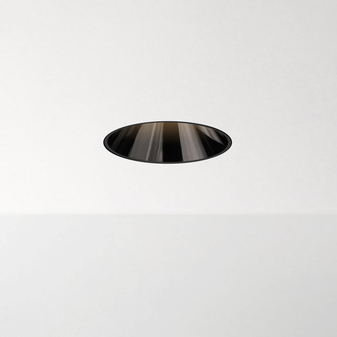 CONE - Deep anti-glare trimless recessed LED spot - black  chrome
