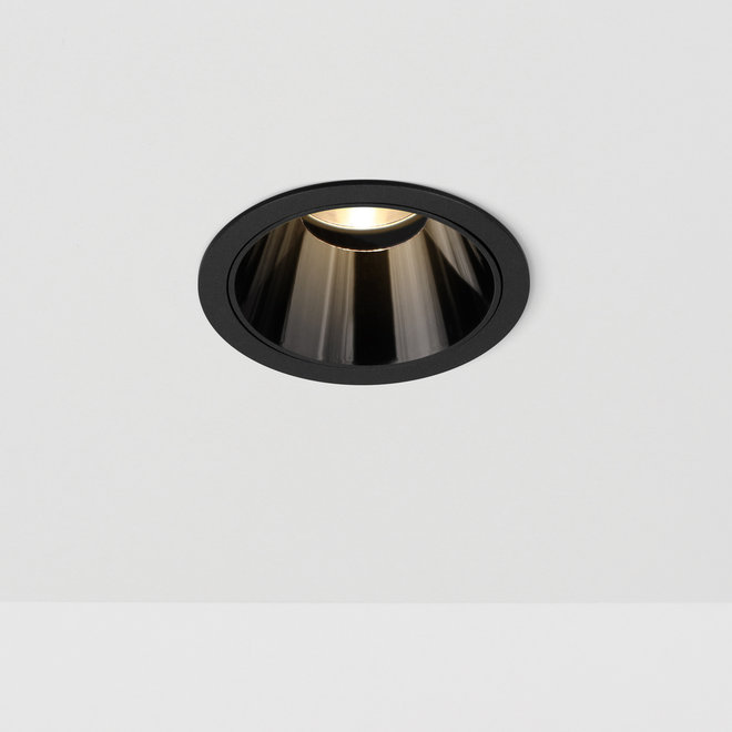 CONE - Deep recessed LED spot - black  chrome