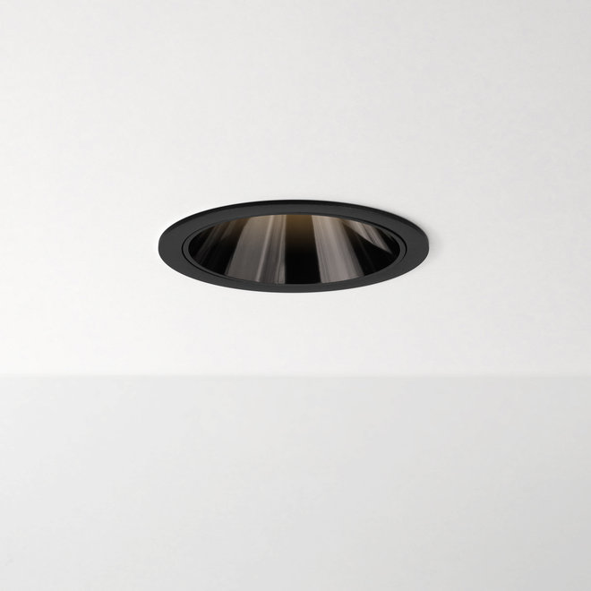 CONE – Verdiepte anti-verblinding inbouw LED spot - black  chrome