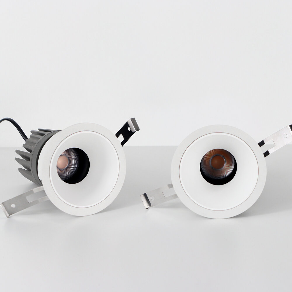 CONE - Deep anti-glare recessed LED spot - Black