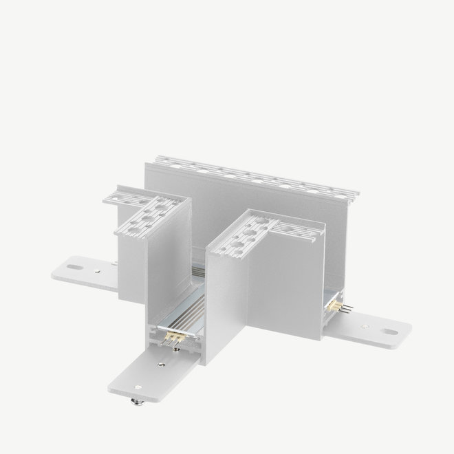 CLIXX SLIM magnetic track lighting system - recessed T corner connection