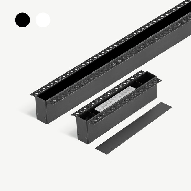 CLIXX SLIM magnetisch rail verlichtingssysteem - inbouw (trimless) starter set 2 meter