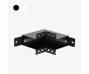 CLIXX magnetic track system - recessed binnen corner - Lightinova