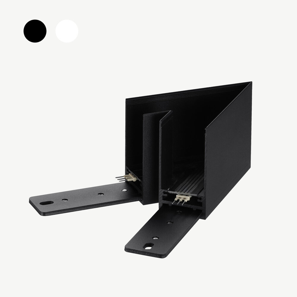 CLIXX magnetic track lighting system - Surface/pendant outer 45° connection