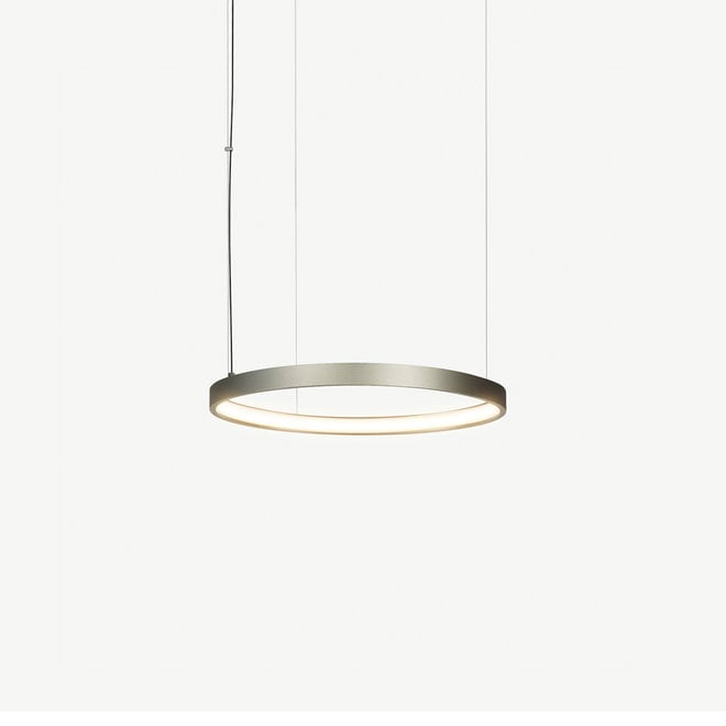 LED ring pendant lamp HALO ∅400 mm - champagne