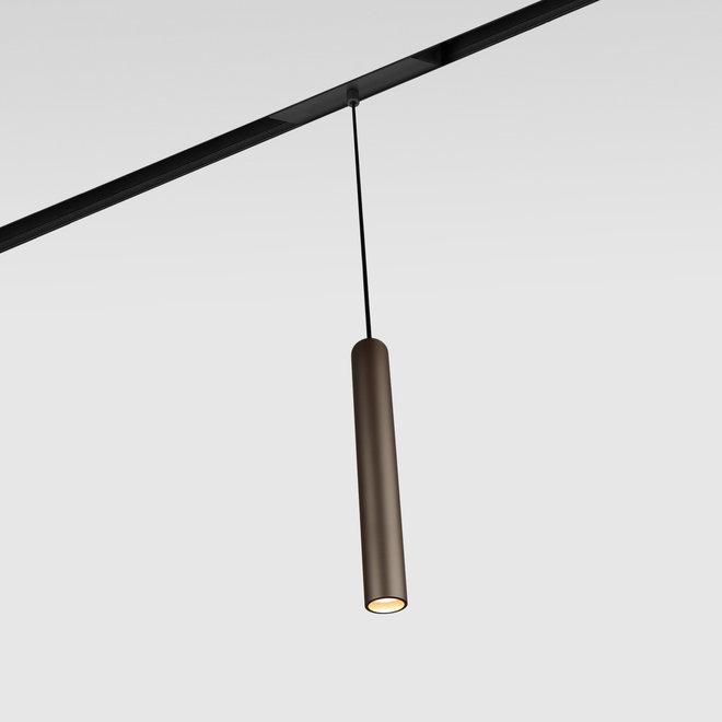 CLIXX SLIM magnetic track light system - TUBE PENDANT 50 LED module - bronze